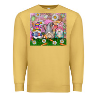 Antique Gold easter gnome Premium Sweatshirt - CowhideDigitalArt