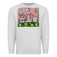 Dove Grey easter gnome Premium Sweatshirt - CowhideDigitalArt