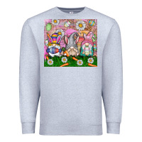 Heather Grey easter gnome Premium Sweatshirt - CowhideDigitalArt