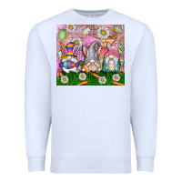 White easter gnome Premium Sweatshirt - CowhideDigitalArt