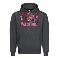 Smoke hello valentine valentine's day truck Zipper Hoodie - FaDigitalArtStudio