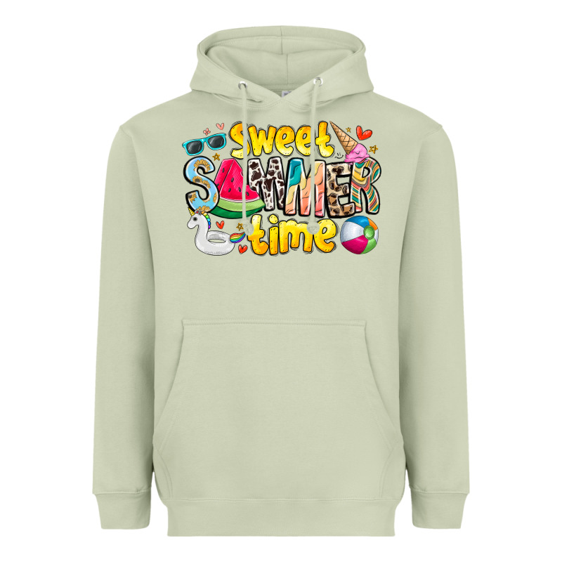 Summer Time Heavyweight Hoodie by CowhideDigitalArt | Teevron