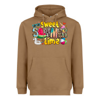 Toasted Coconut summer time Heavyweight Hoodie - CowhideDigitalArt
