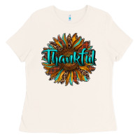 Bone thankful sunflower Ladies Tee - RanaPortraitStore