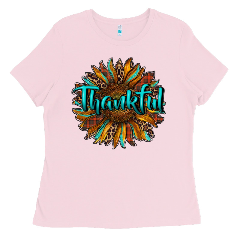 Thankful Sunflower Ladies Tee by RanaPortraitStore | Teevron