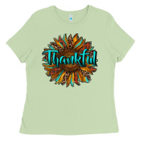 Matcha thankful sunflower Ladies Tee - RanaPortraitStore