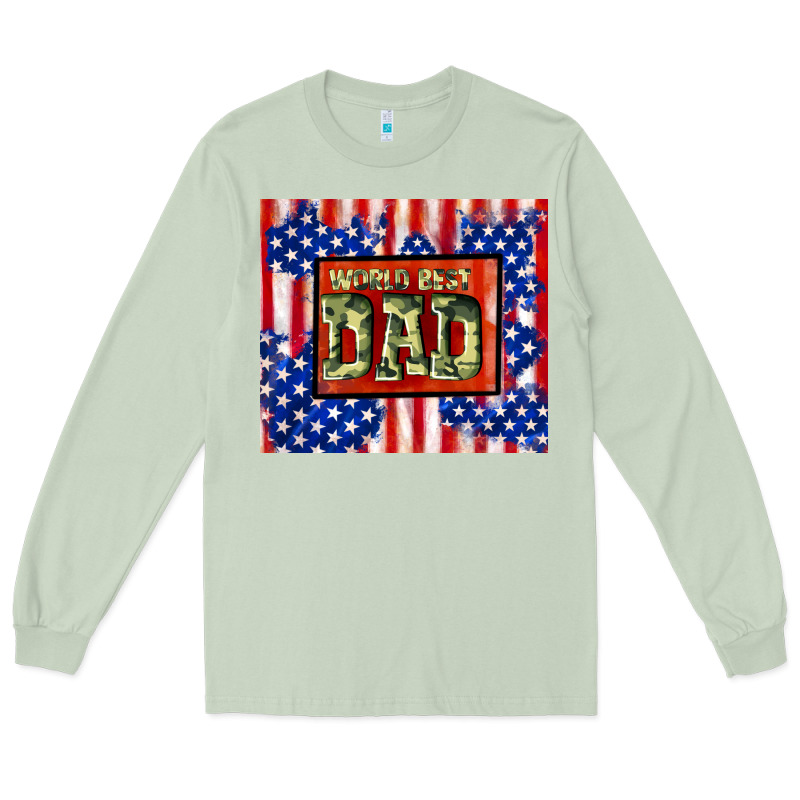 World Best Dad Long Sleeve Tee by TumblerDesignByShophia | Teevron