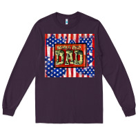 Plum world best dad Long Sleeve Tee - TumblerDesignByShophia