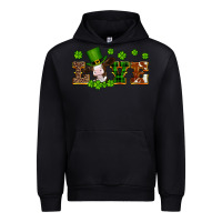 Black st patricks love heifer Urban Hoodie - Artiststas