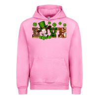 Fuchsia Pink st patricks love heifer Urban Hoodie - Artiststas