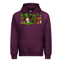 Mauve Wine st patricks love heifer Urban Hoodie - Artiststas