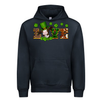 Navy st patricks love heifer Urban Hoodie - Artiststas