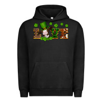 Pigment Black st patricks love heifer Urban Hoodie - Artiststas