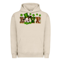 St Patricks Love Heifer Urban Hoodie | Teevron