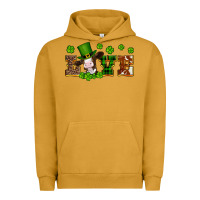 Pigment Peanut Butter st patricks love heifer Urban Hoodie - Artiststas