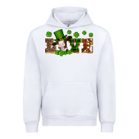 White st patricks love heifer Urban Hoodie - Artiststas