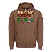 Chestnut baking christmas cheer Zipper Hoodie - FaDigitalArtStudio