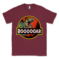 Burgundy t rex roaring Classic Tee - RanaPortraitStore