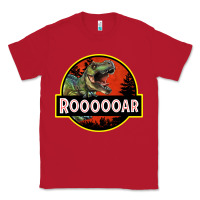 Red t rex roaring Classic Tee - RanaPortraitStore