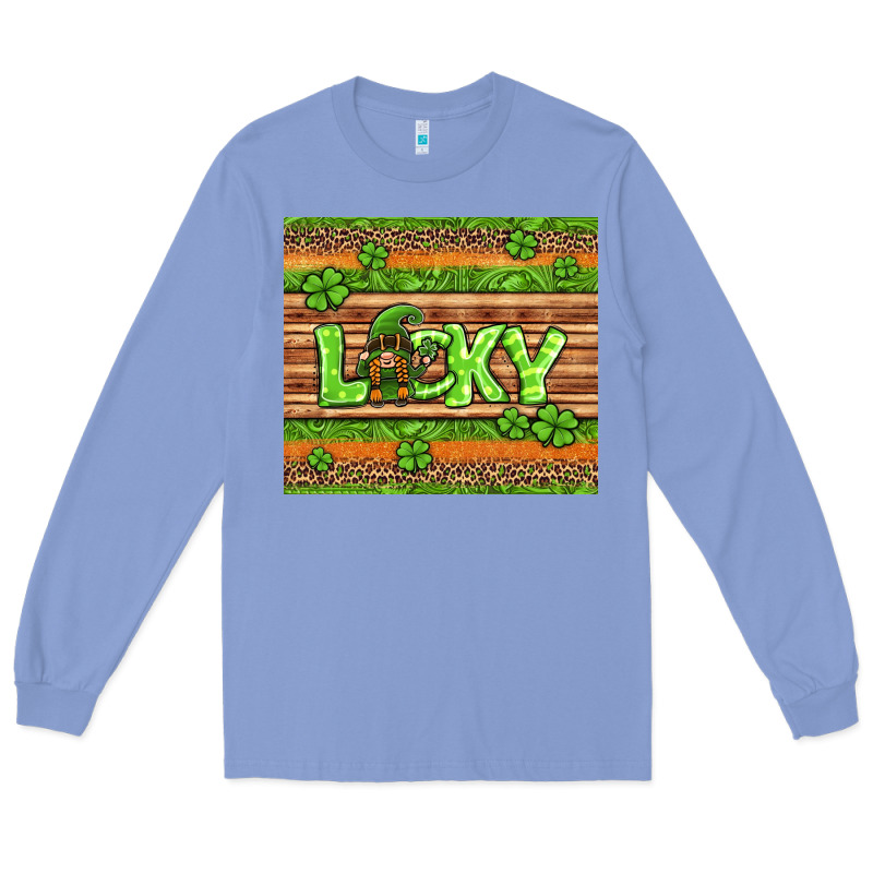 St Patricks Lucky Gnome Long Sleeve Tee by Jasminsmagicworld | Teevron