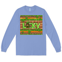 Colony Blue st Patricks lucky gnome Long Sleeve Tee - Jasminsmagicworld