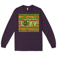 Plum st Patricks lucky gnome Long Sleeve Tee - Jasminsmagicworld