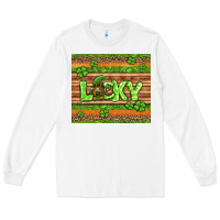White st Patricks lucky gnome Long Sleeve Tee - Jasminsmagicworld