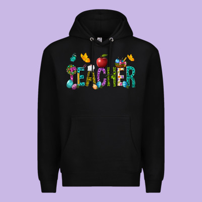 Easter Teacher Premium Hoodie Designed By Bundleandbundleshop