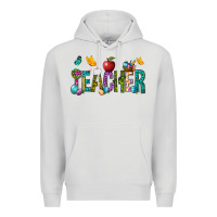 Dove Grey Easter Teacher Premium Hoodie - BundleAndBundleShop
