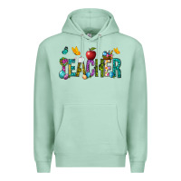 Seafoam Easter Teacher Premium Hoodie - BundleAndBundleShop