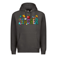 Smoke Easter Teacher Premium Hoodie - BundleAndBundleShop