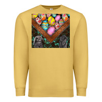 Antique Gold easter Premium Sweatshirt - CowhideDigitalArt
