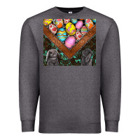 Charcoal Heather easter Premium Sweatshirt - CowhideDigitalArt