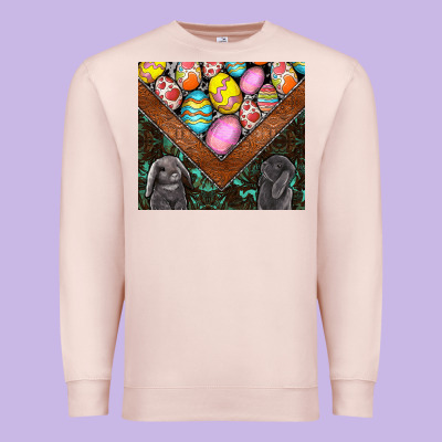 Easter Premium Sweatshirt Designed By Cowhidedigitalart