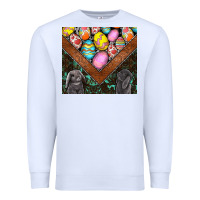 White easter Premium Sweatshirt - CowhideDigitalArt