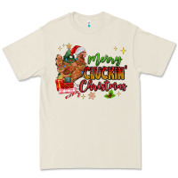 Bone Merry Cluckin' Christmas Premium Tee - MaliasSmallBusiness