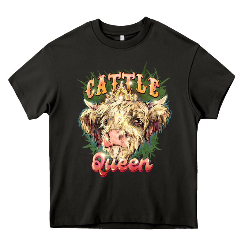 Cattle Queen Heavy Core Tee by NancyCooperArtShop | Teevron