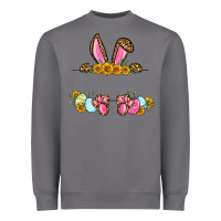 Western Easter Bunny Name Frame Heavyweight Sweatshirt | Teevron