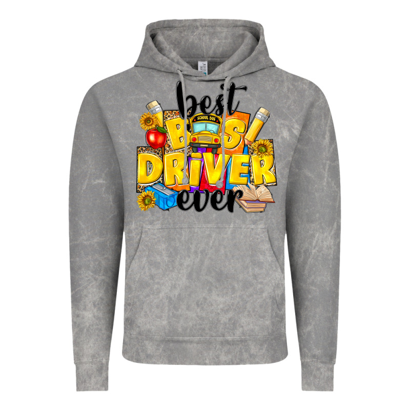 Best Bus Driver Ever Vintage Hoodie by NancyCooperArtShop | Teevron