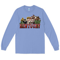 Colony Blue Kentucky 4th of july Long Sleeve Tee - HowdyJamesFarm