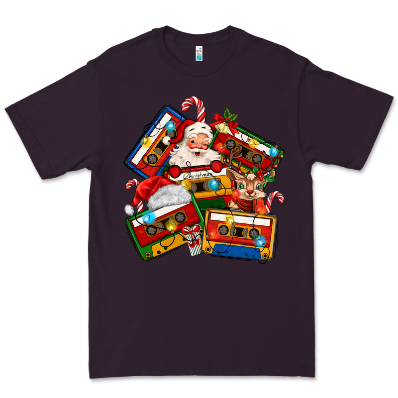 Christmas Cassette Tapes Premium Tee by MaliasSmallBusiness | Teevron