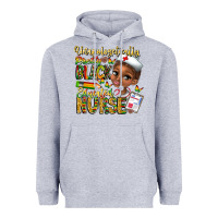 Heather Grey unapologetically pretty black educated nurse Heavyweight Hoodie - CowhideDigitalArt