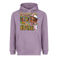 Lavender unapologetically pretty black educated nurse Heavyweight Hoodie - CowhideDigitalArt