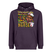 Plum unapologetically pretty black educated nurse Heavyweight Hoodie - CowhideDigitalArt