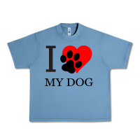 Pebble Blue I My Dog Urban Heavy Tee - Bettercallsaul