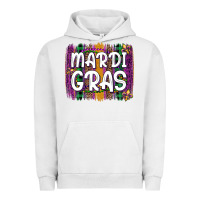 Pigment Lunar Rock mardi gras fleur de lis brush stroke Urban Hoodie - Artiststas