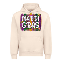 Sandshell mardi gras fleur de lis brush stroke Urban Hoodie - Artiststas