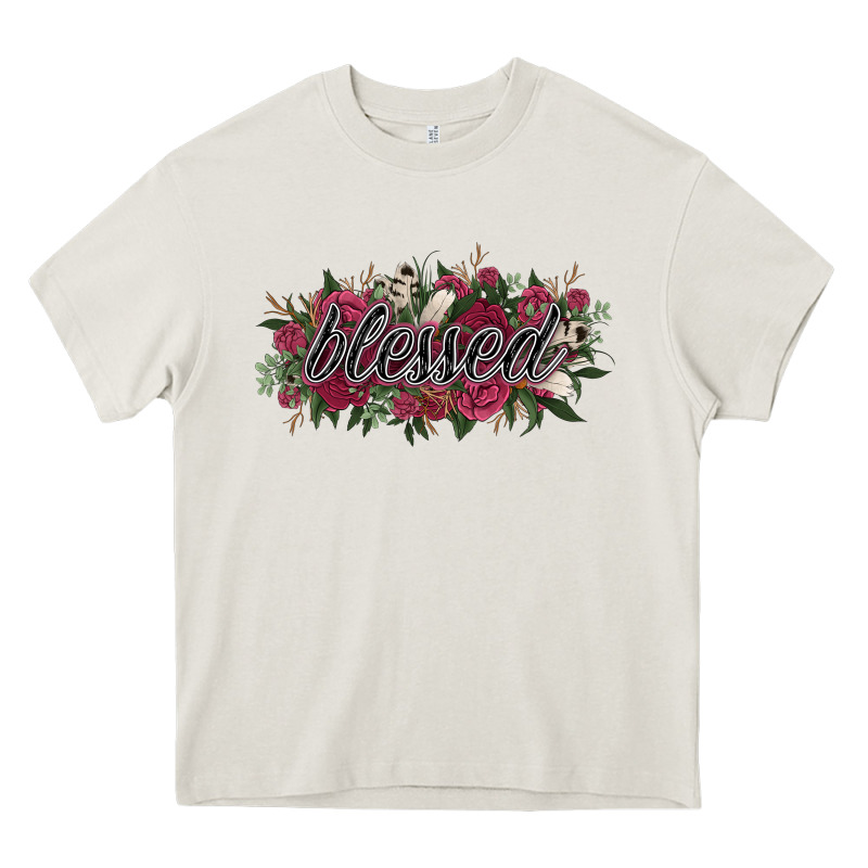 Blessed Heavy Core Tee by NancyCooperArtShop | Teevron