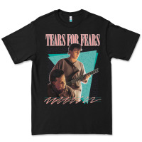 Black vintage style 80s tears for fears design Premium Tee - tuanDangUi