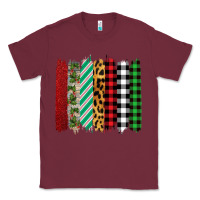 Burgundy Christmas Brushstrokes Classic Tee - Bettercallsaul